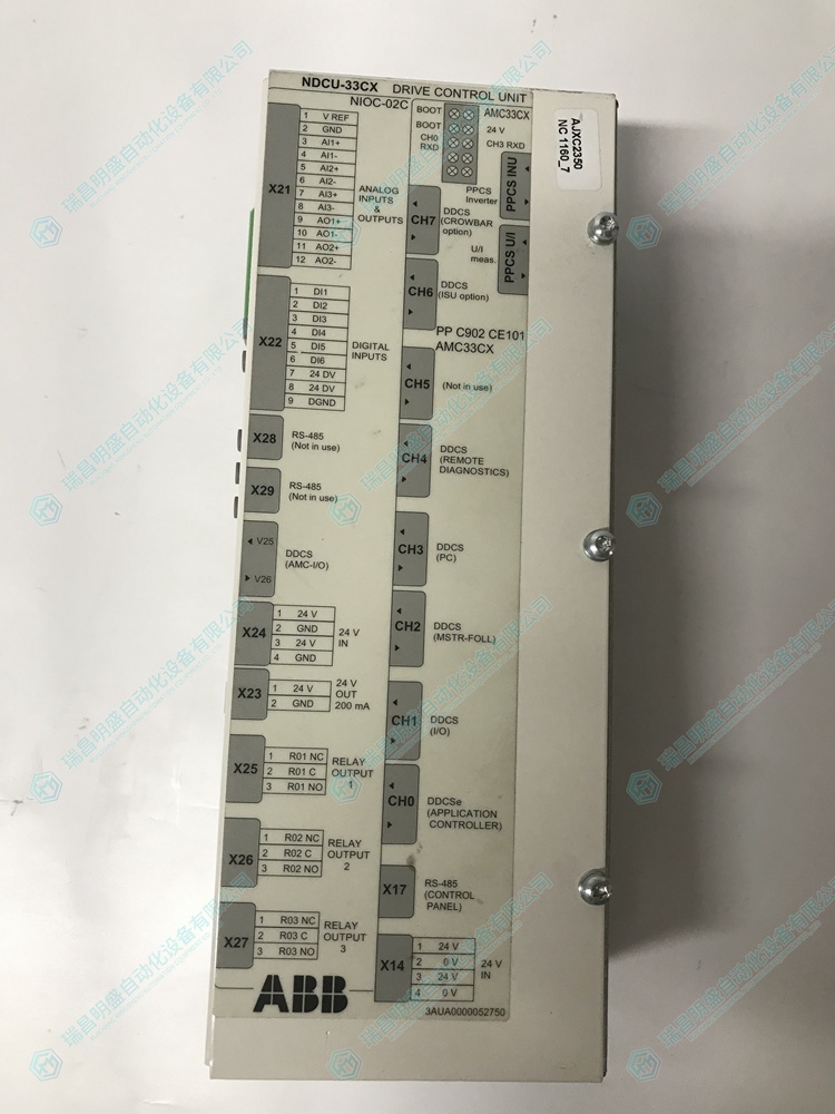 ABB NDCU-33CX 3AUA0000052751 输入输出模块 